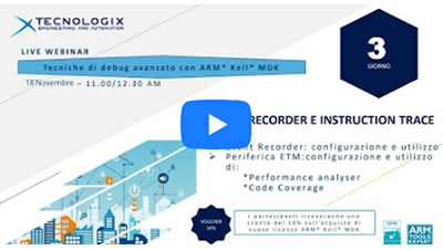 Tecniche di debug avanzato ARM® Keil® MDK - EVENT RECORDER E INSTRUCTION TRACE